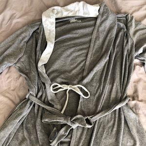 Grey women’s robe